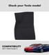 Set of 3 Floor Mats Carpets 3D Tech Waterproof Durable Floor Liners For 2017-2023 Tesla Model 3 Except Highland, Premium All Weather Anti-Slip Car Interior Accessories - Compatible for Model 3 2021 2022 2023