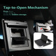 Center Console Organizer Armrest Accessories Car Storage Box For 2017-2024 Tesla Model Y/3 2024/2023/2022, Hidden Storage of tesla card holder (Exc. Model 3 Highland)