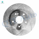 Front Drilled Slotted Brake Disc Rotors For 2013-2022 Honda Accord