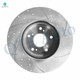 Front Drilled Slotted Brake Disc Rotors For 2013-2022 Honda Accord