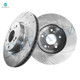Front Drilled Slotted Brake Disc Rotors For 2015 Honda Civic