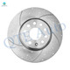 Front Drilled Slotted Brake Disc Rotors For 2011-2018 Volkswagen Jetta