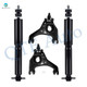 Set of 4 Front Upper Control Arm Ball Joint-Shock Absorber For 2004-2006 Chevrolet Silverado 1500 Crew Cab Pickup, RWD