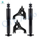 Set of 4 Front Upper Control Arm Ball Joint-Shock Absorber For 2007 Chevrolet Silverado 1500 Classic RWD RWD