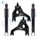 Set of 4 Front Upper Control Arm Ball Joint-Shock Absorber For 2007 GMC Sierra 1500 Classic Crew Cab Pickup, RWD Monotube Performance Upgrade