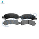 Set of 8 Front-Rear Ceramic Brake Pad Kit For 2014 GMC Savana 1500