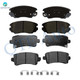 Set of 8 Front-Rear Ceramic Brake Pad Kit For 2011-2013 2015-2017 Buick Regal