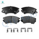 Front Ceramic Brake Pad Kit For 2011-2017 Chevrolet Caprice PPV