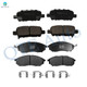 Set of 8 Front-Rear Ceramic Brake Pad Kit For 2015-2019 Infiniti Q70L