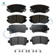 Set of 8 Front-Rear Ceramic Brake Pad Kit For 2013-2015 Chevrolet Malibu