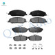 Set of 8 Front-Rear Ceramic Brake Pad Kit For 2005-2010 Ford Mustang