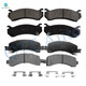 Set of 8 Front-Rear Ceramic Brake Pad Kit For 2005-2008 GMC Savana 1500