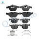 Set of 8 Front-Rear Ceramic Brake Pad Kit For 2009-2011 BMW 335D Base