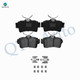 Rear Ceramic Brake Pad Kit For 1994-2004 Ford Mustang