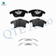 Set of 8 Front-Rear Ceramic Brake Pad Kit For 2013-2020 Ford Focus