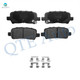 Rear Ceramic Brake Pad Kit For 2011-2013 Chevrolet Impala LS, LT, LTZ, Police