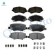 Set of 8 Front-Rear Ceramic Brake Pad Kit For 2007-2011 Dodge Nitro