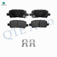 Rear Ceramic Brake Pad Kit For 2014-2016 Chevrolet Impala Limited LS, LT, LTZ, Police