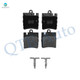 Rear Ceramic Brake Pad Kit For 2000-2003 Mercedes-Benz CLK430 Base