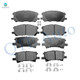 Set of 8 Front-Rear Ceramic Brake Pad Kit For 2006-2008 Lexus RX400H Base