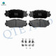 Front Ceramic Brake Pad Kit For 2006-2008 2014 2015 Lexus IS250
