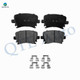 Rear Ceramic Brake Pad Kit For 2006-2011 Audi A6 Base