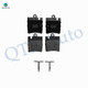 Rear Ceramic Brake Pad Kit For 2006-2008 Mercedes-Benz SLK280 Base