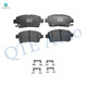 Front Ceramic Brake Pad Kit For 2003-2009 Toyota Prius Base Touring