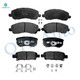 Set of 8 Front-Rear Ceramic Brake Pad Kit For 2007-2009 Dodge Caliber