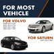 Rear Ceramic Brake Pad Kit For 2008-2013 Volvo C30