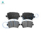 Set of 8 Front-Rear Ceramic Brake Pad Kit For 2006-2011 Audi A6 Base