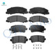 Set of 8 Front-Rear Ceramic Brake Pad For 2014 2015 Chevrolet Impala with Police Package