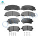 Set of 8 Front-Rear Ceramic Brake Pad For 2014 2015 Chevrolet Impala with Police Package