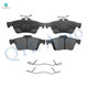 Set of 8 Front-Rear Ceramic Brake Pad Kit For 2015-2018 Ford Focus D1564 7957