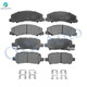 Set of 8 Front-Rear Ceramic Brake Pad Kit For 2014-2016 Chevrolet Impala Limited with Police