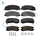 Set of 8 Front-Rear Ceramic Brake Pad Kit For 2008 2009 Buick Lacrosse V8 Super