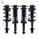 Set 4 Front-Rear Quick Complete Strut- Coil Spring For 2010-2012 Subaru Outback