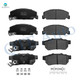 Set of 8 Front-Rear Ceramic Brake Pad Kit For 1992 1995 Honda Civic