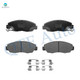 Front Ceramic Brake Pad Kit For 1998-2002 Honda Accord L4