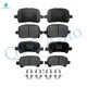 Set of 8 Front-Rear Ceramic Brake Pad Kit For 2000 2001 Toyota Camry USA Built