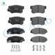 Set of 8 Front-Rear Ceramic Brake Pad Kit For 1997-1999 Acura CL L4