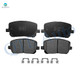 Front Ceramic Brake Pad Kit For 2003-2008 Toyota Matrix XR Base XRS