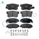 Set of 8 Front-Rear Ceramic Brake Pad Kit For 1997-1999 Acura CL Premium, Base