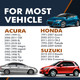 Rear Ceramic Brake Pad Kit For 1997-2001 Acura Integra Type R