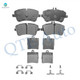 Set of 8 Front-Rear Ceramic Brake Pad Kit For 2001-2005 Mercedes-Benz C240