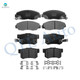 Set of 8 Front-Rear Ceramic Brake Pad Kit For 1994-1996 Honda Accord Set of 8 Front-Rear Ceramic Brake Pad Kit For 1994-1996 Honda Accord