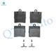 Set of 8 Front-Rear Ceramic Brake Pad Kit For 2009-2011 Mercedes-Benz SLK300