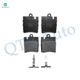 Set of 8 Front-Rear Ceramic Brake Pad Kit For 2001-2005 Mercedes-Benz C320 without Sport Package