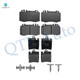 Set of 8 Front-Rear Ceramic Brake Pad Kit For 2005 2006 Mercedes-Benz SLK350 Base