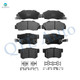 Set of 8 Front-Rear Ceramic Brake Pad Kit For 1996-1998 Isuzu Oasis S LS